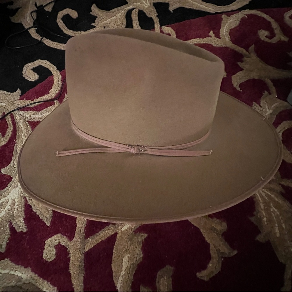 Stetson Unisex Vintage Medium Brown Fedora Hat